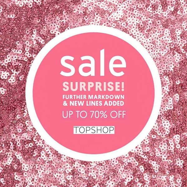 TOPSHOP Surprise Further Markdown
