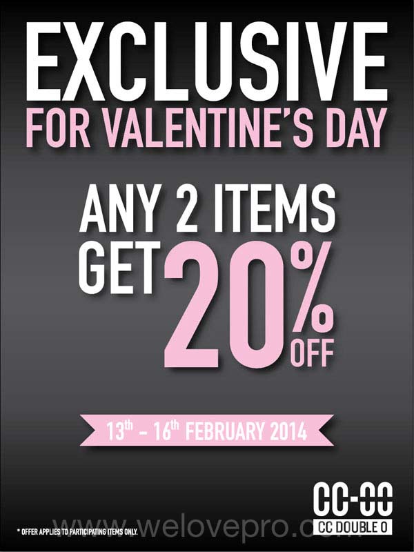 CC DOUBLE O EXCLUSIVE FOR VALENTINE?S DAY