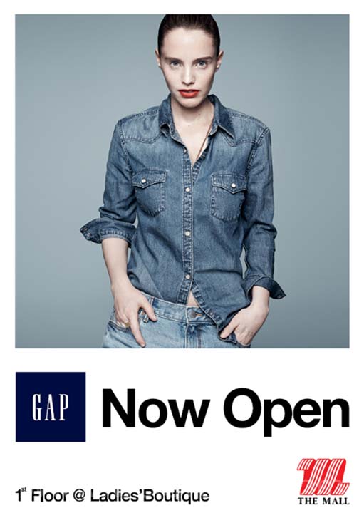 GAP ฉลองเปิดร้านใหม่ สินค้าลด 50%