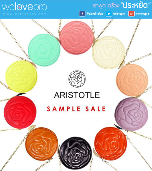 Aristotle Rose Bag sample sale