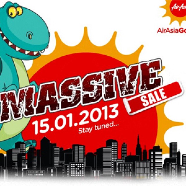โปรโมชั่น AirAsia Go Massive Sale ตั๋วเครื่องบินไป-กลับ+ที่พัก 2 คืน เริ่มต้นที่ 799 บาท