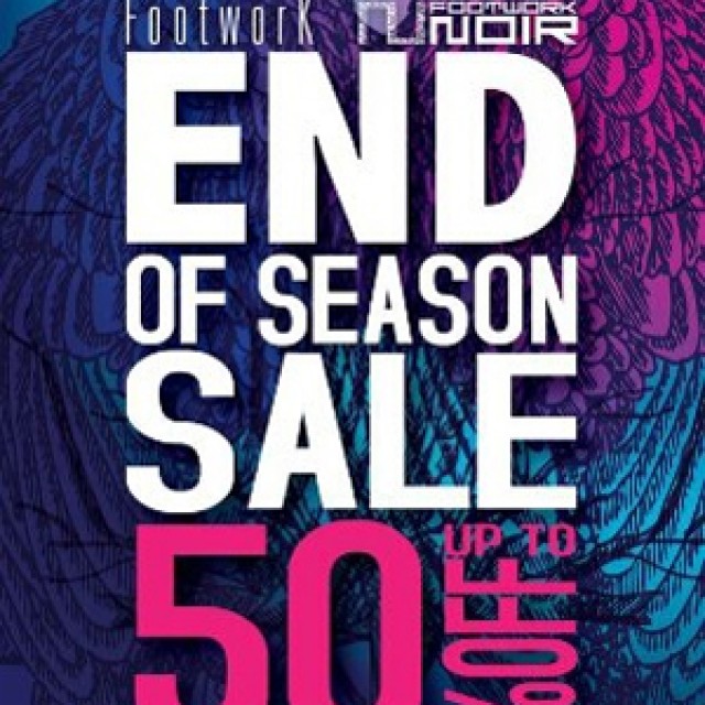 โปรโมชั่น Footwork End of season sale up to 50% off