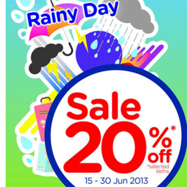 โปรโมชั่น CROCS Rainy Day Sale 20%off (มิ.ย.56)