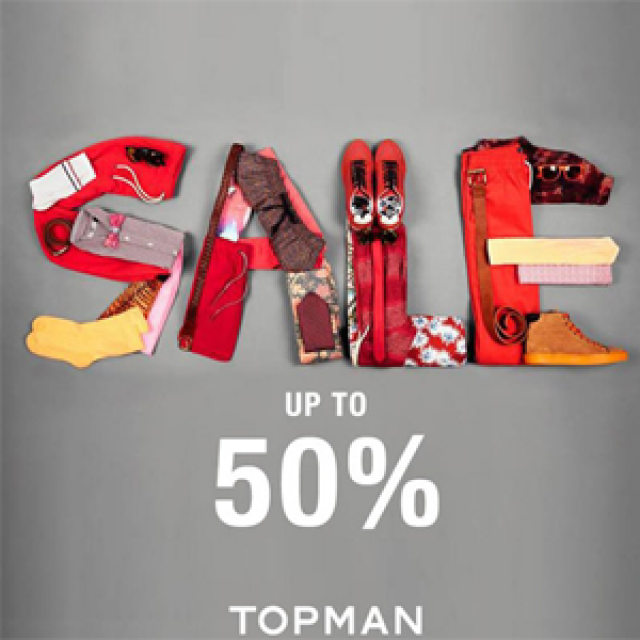 โปรโมชั่น TOPMAN และ TOPSHOP Sale ลดสูงสุด 50% (มิ.ย.56)