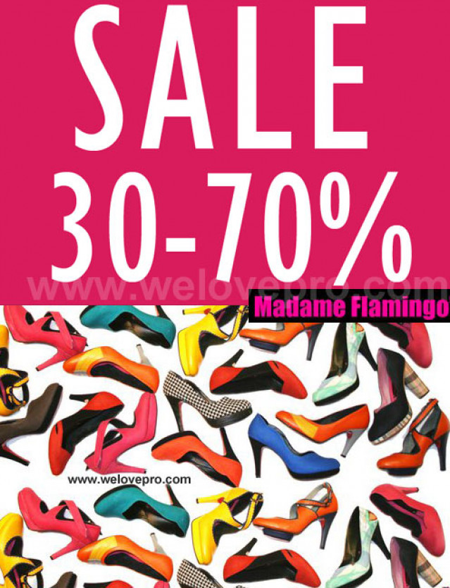 โปรโมชั่น Madame Flamingo clearance sale รองเท้าสุดสวยลด 30-70% (กค.56)