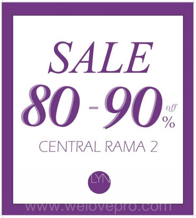 โปรโมชั่น LYN Sale 80-90% @Central Rama2