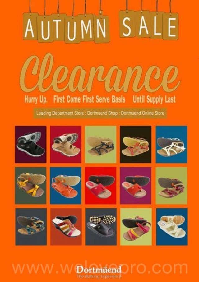 โปรโมชั่น Dortmuend Autumn Clearance Sale 30-80% (กย.56)