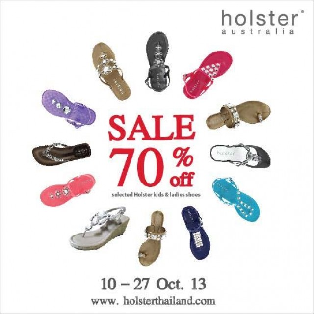 โปรโมชั่น HOLSTER Sale รองเท้าสตรี-เด็ก ลดสุงสุด 70% (ตค.56)