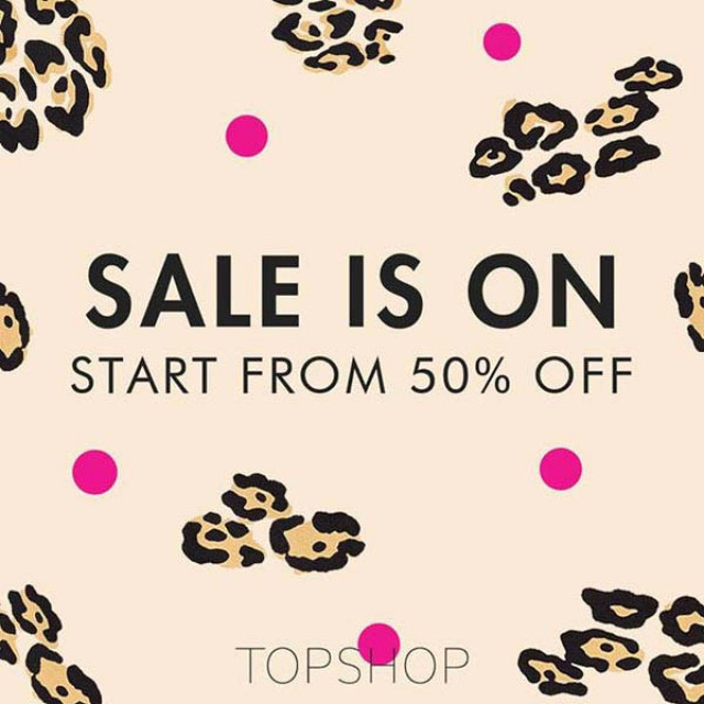 โปรโมชั่น TOPSHOP Sale เริ่มต้นที่ 50% (ตค.56)