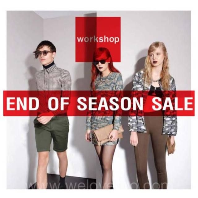 โปรโมชั่น Workshop End of Season Sale ลด 20-30%