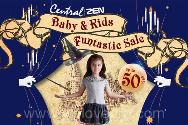 โปรโมชั่น Central Baby & Kids Funtastic Sale ลดสูงสุด 50% (ม.ค.-ก.พ.57)