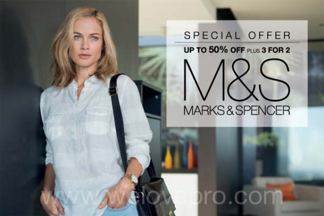โปรโมชั่น Marks & Spencer Special Offer ลดสูงสุด 50% (เม.ย.57)
