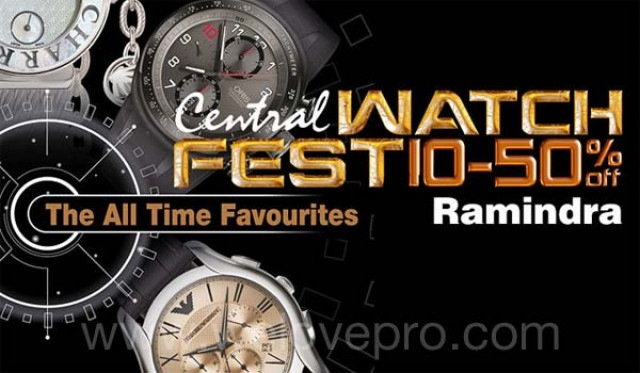 โปรโมชั่น Central Watch Fest ลด 10-50% @เซ็นทรัลพลาซา รามอินทรา