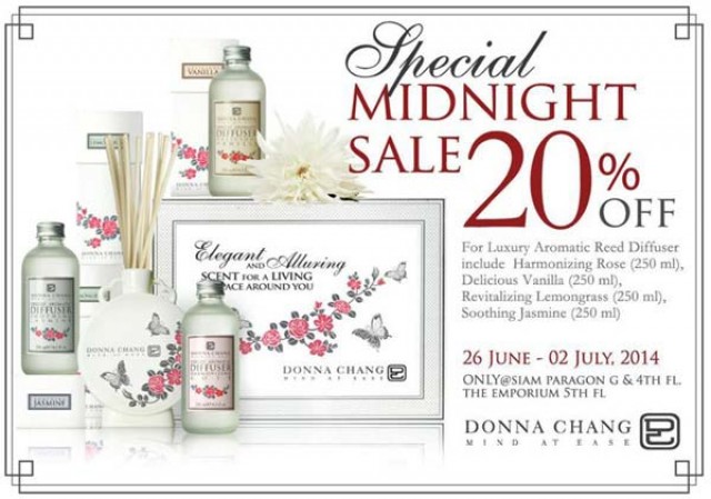 โปรโมชั่น DONNA CHANG Special Midnight Sale ลดสูงสุด 20%