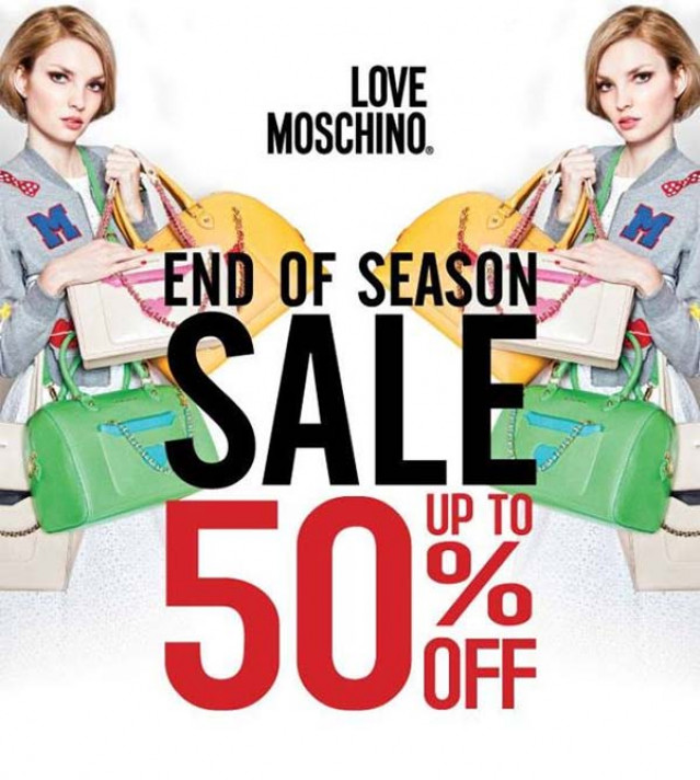 โปรโมชั่น LOVE MOSCHINO End of Season Sale ลดสูงสุด 50%