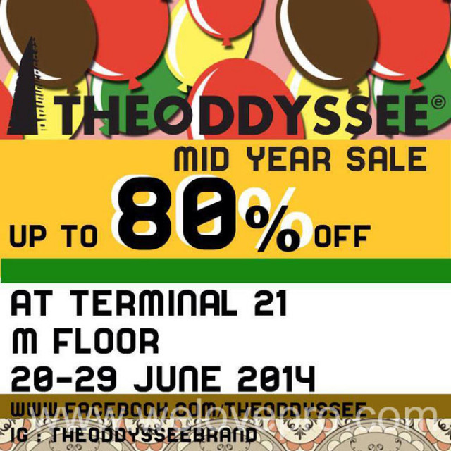 โปรโมชั่น Theoddyssee sale up to 80% (มิ.ย.57)